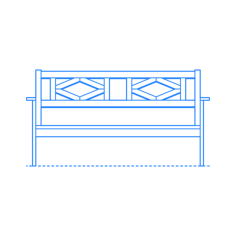 Furniture Outdoor Lounge Ikea Bondholmen Outdoor Loveseat Sketch Drawing Svg, Free Vectors File